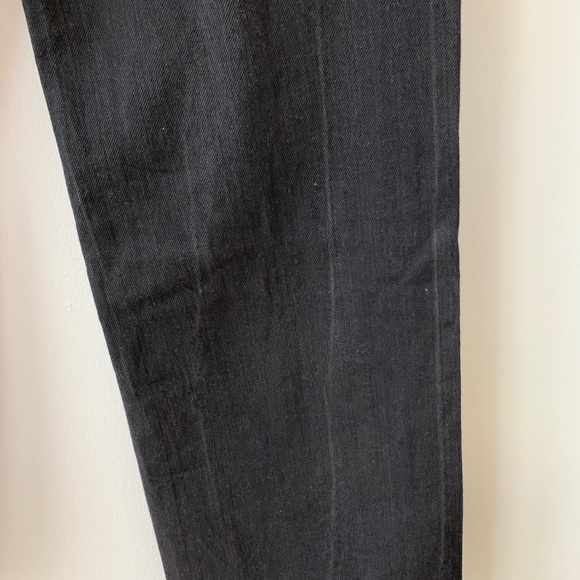 Zara Wide Leg High Rise Baggy Black Jeans - Picture 9 of 16